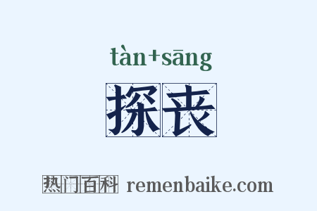 探丧是什么意思的图片